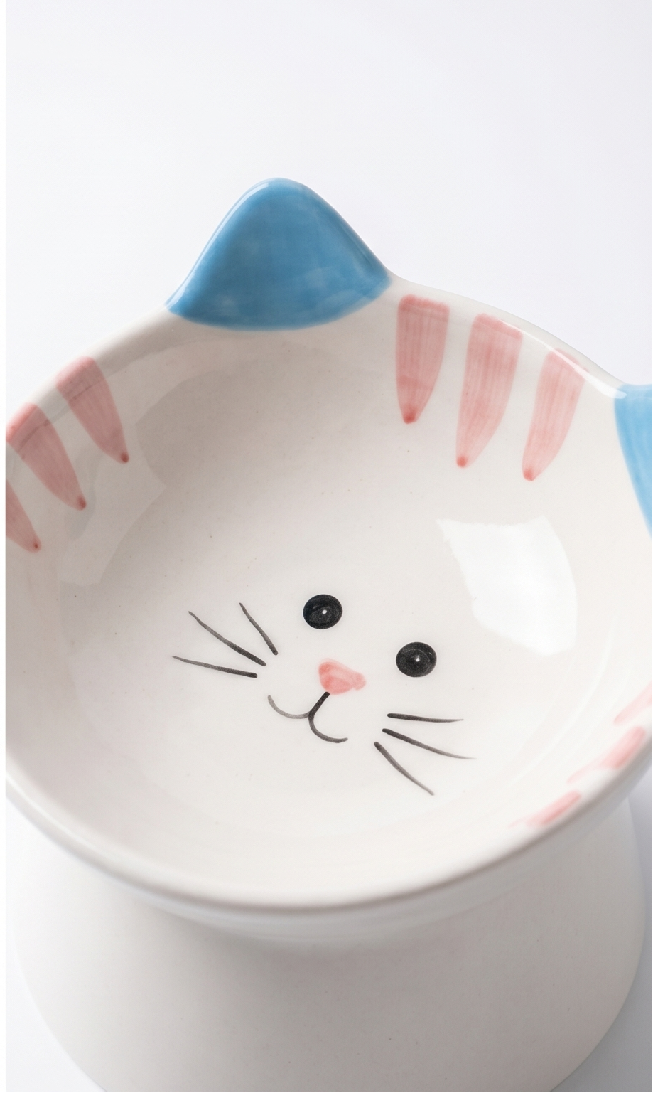 CERAMIC CAT FOOD BOWL