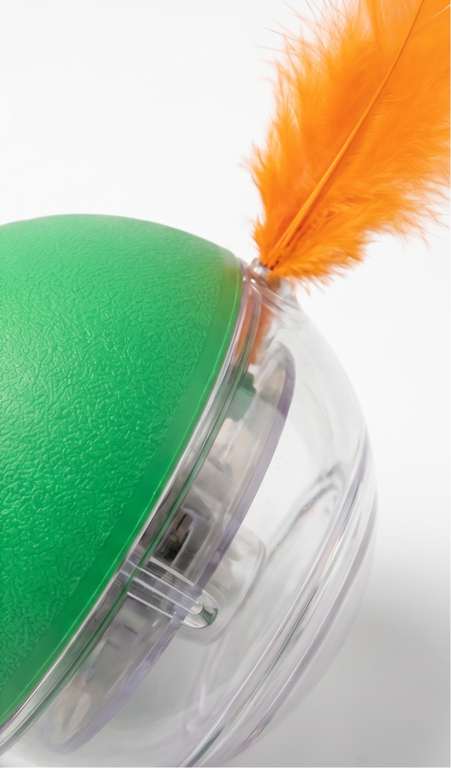 INTERACTIVE CAT FEATHER BALL TOY