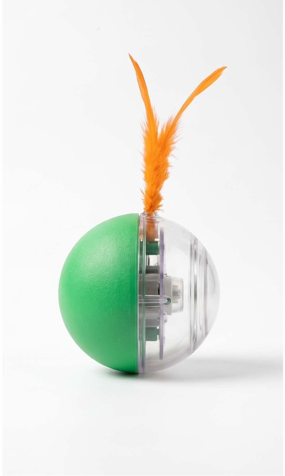 INTERACTIVE CAT FEATHER BALL TOY